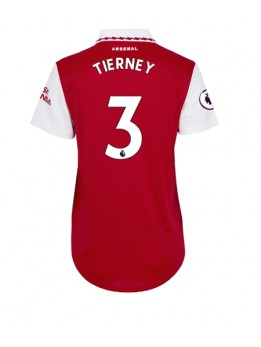 Arsenal Kieran Tierney #3 Heimtrikot für Frauen 2022-23 Kurzarm